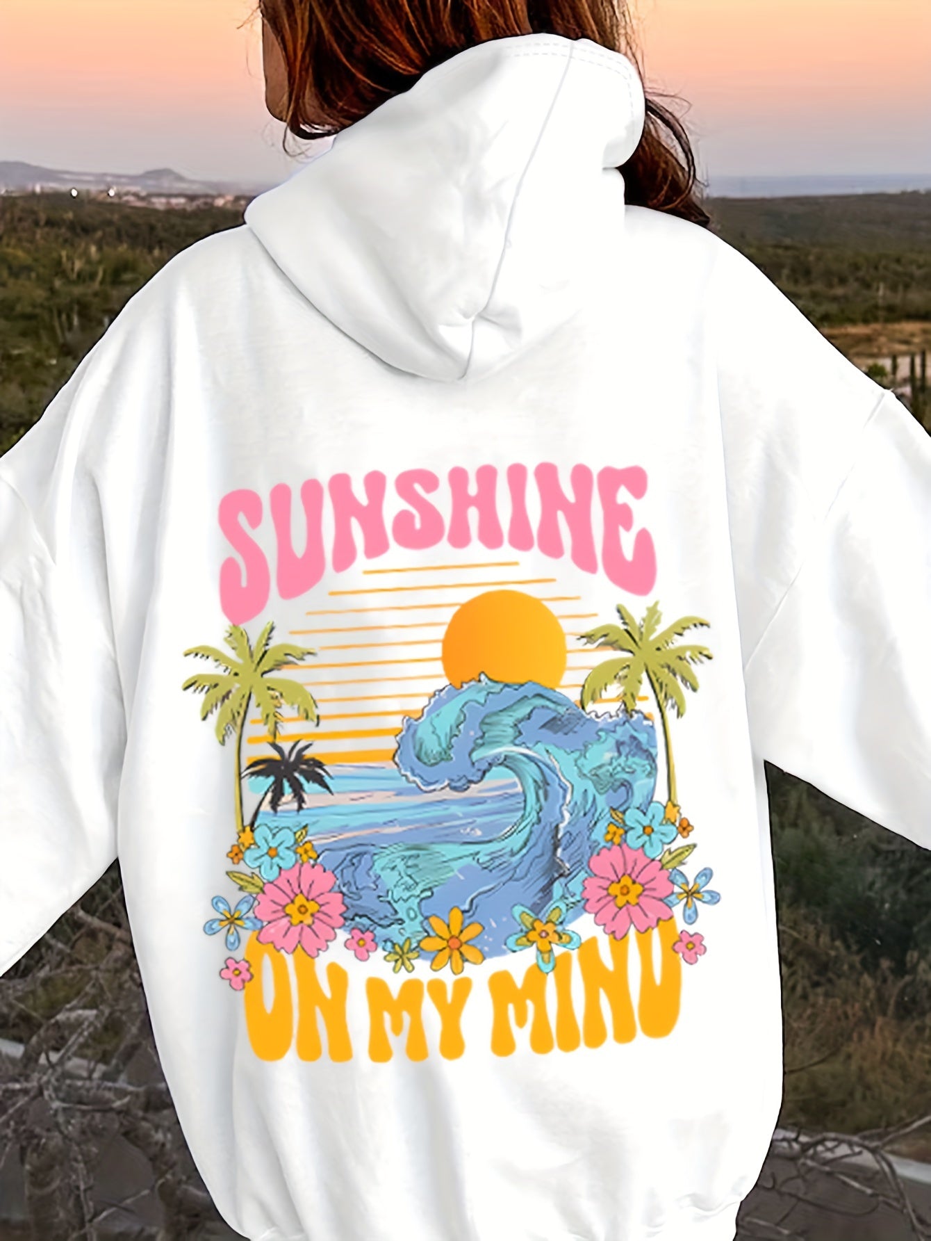 Cozy Women's Loose Fit Hoodie with Fun Design