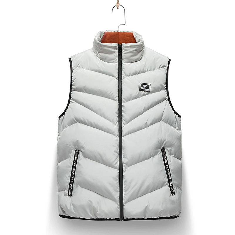 Men’s Chevron Quilted Sleeveless Puffer Vest