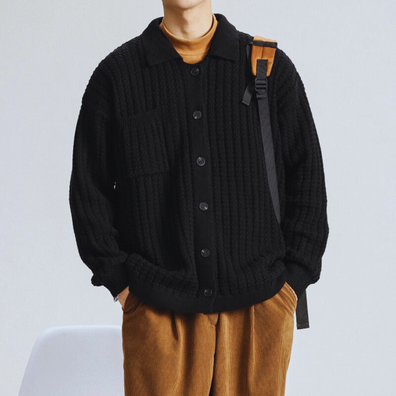 Classic Open Knit Cardigan
