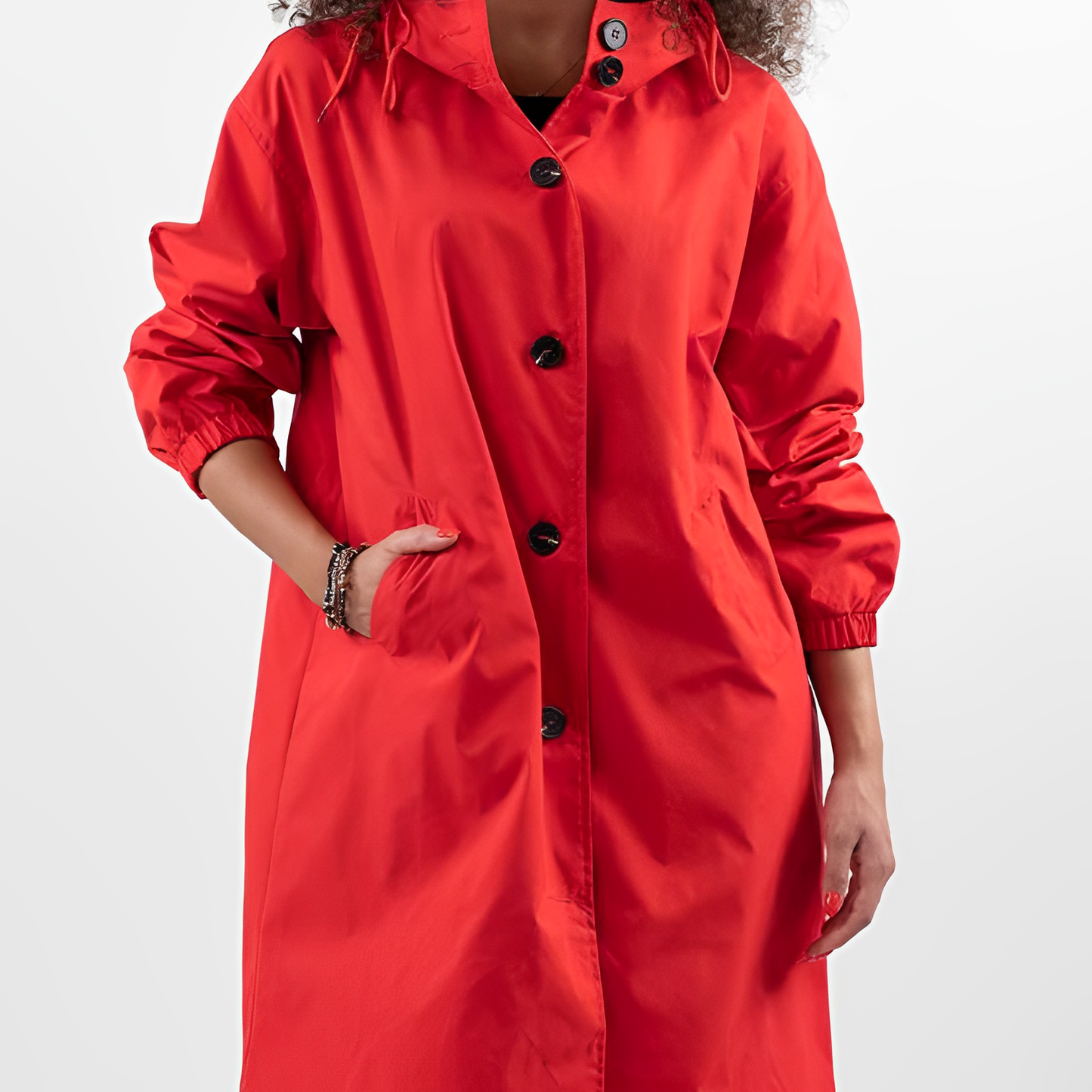 Waterproof Women's Hooded Windbreaker Jacket