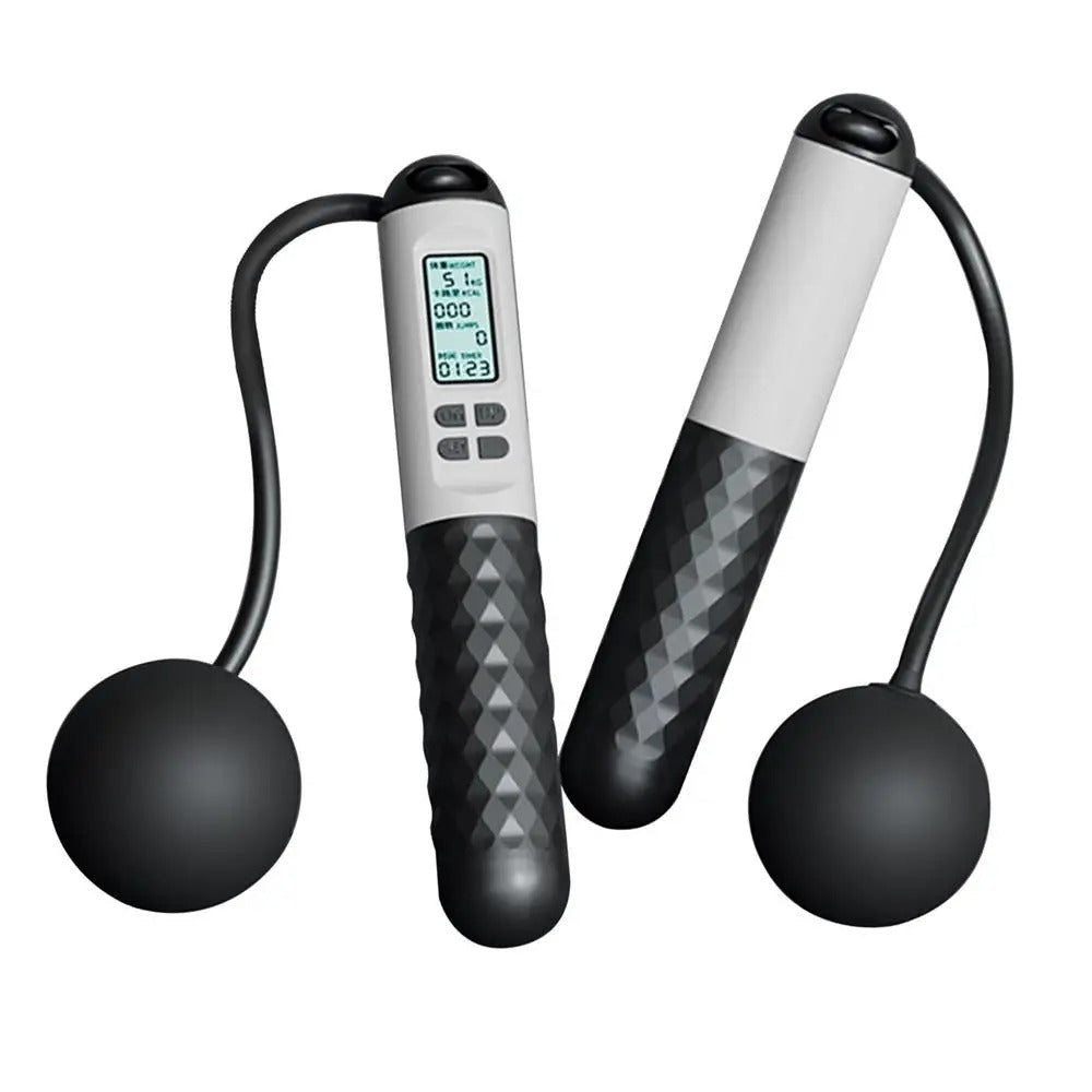Wireless Fitness Jump Rope with LCD Display for Workout