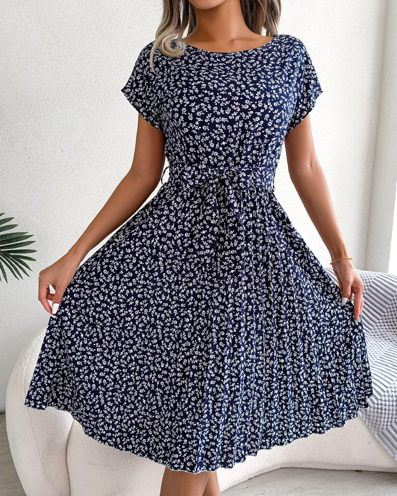 Lightweight Ladies Sundress with Tie Waist