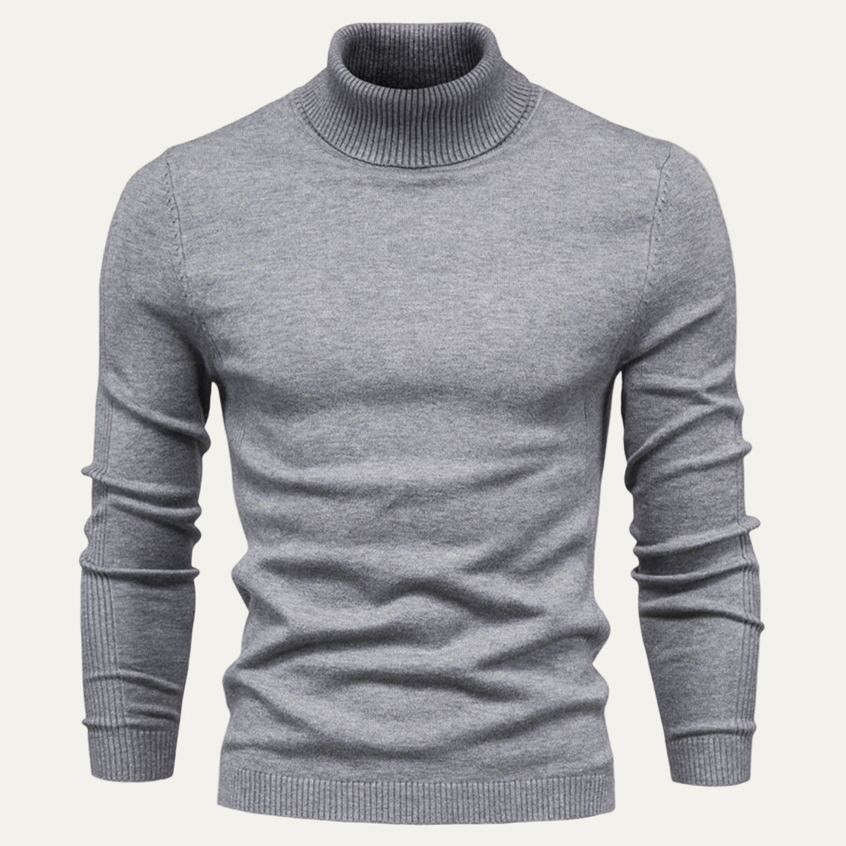 Men’s Modern High Collar Turtleneck Sweater