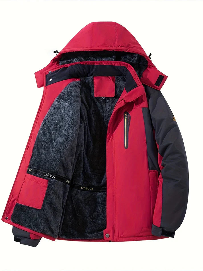 Cozy Insulated Fleece Men's Winter Coat