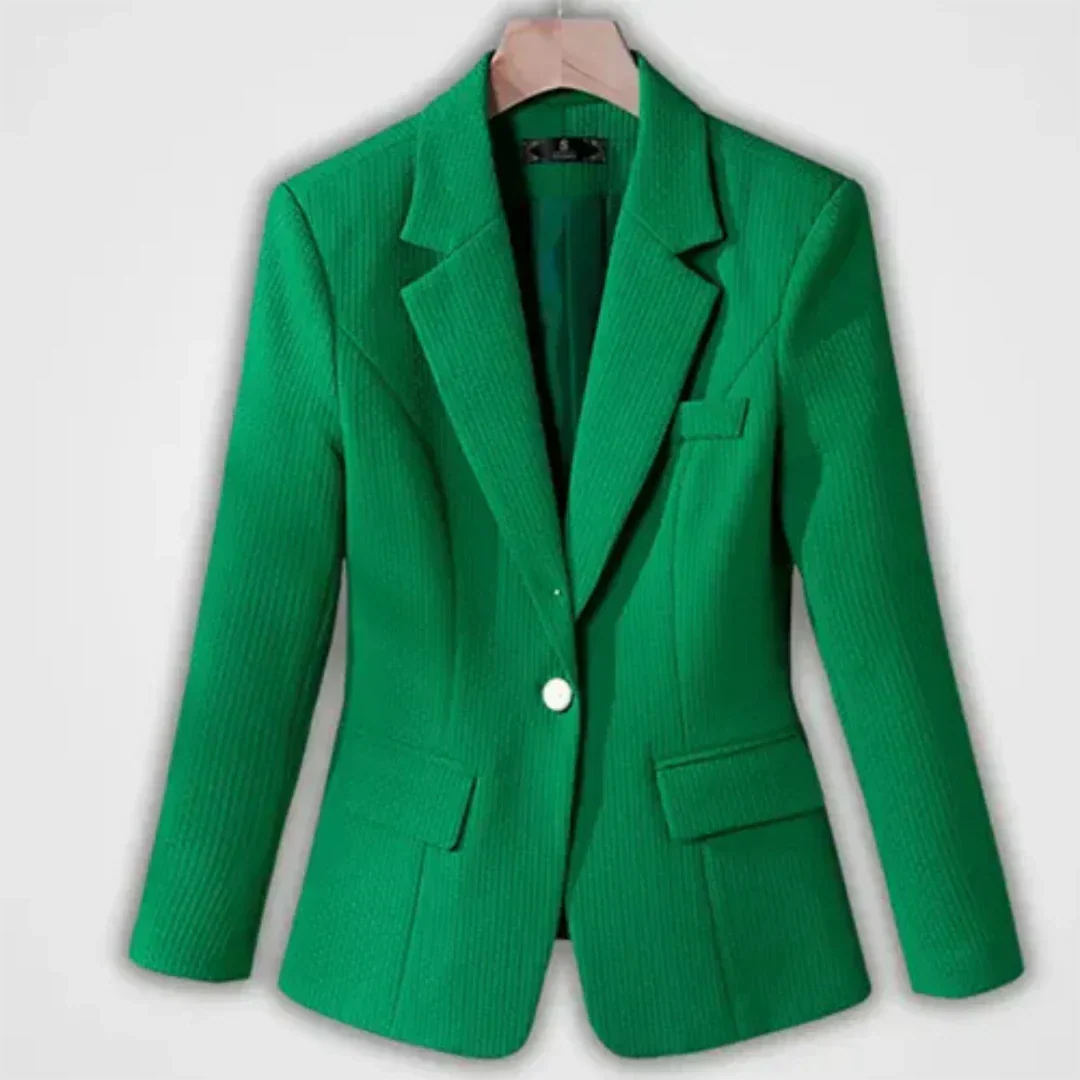 Classic Fit Women's Textured Jacket with Pockets