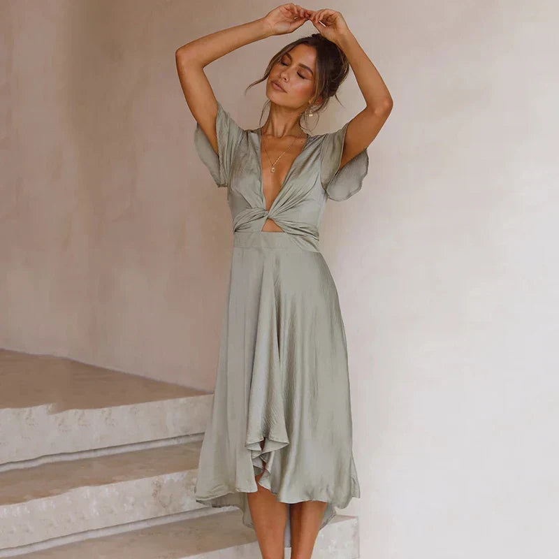 Classic Simple Day Dress for Women