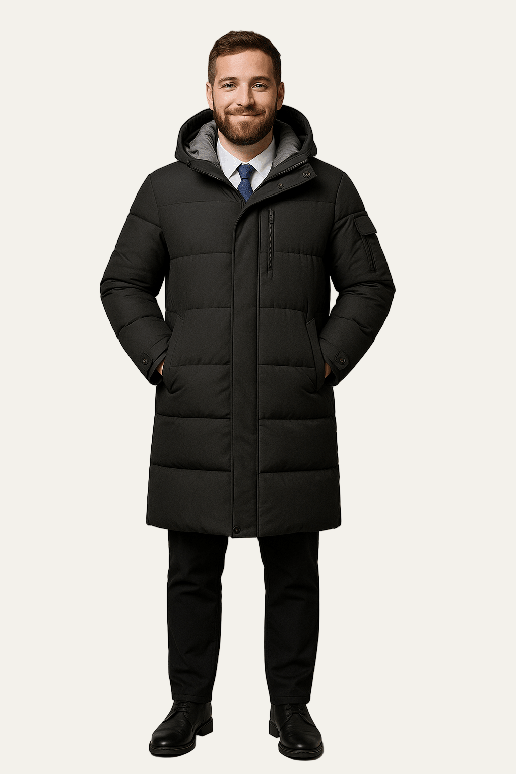 Men’s Long Cold Weather Coat