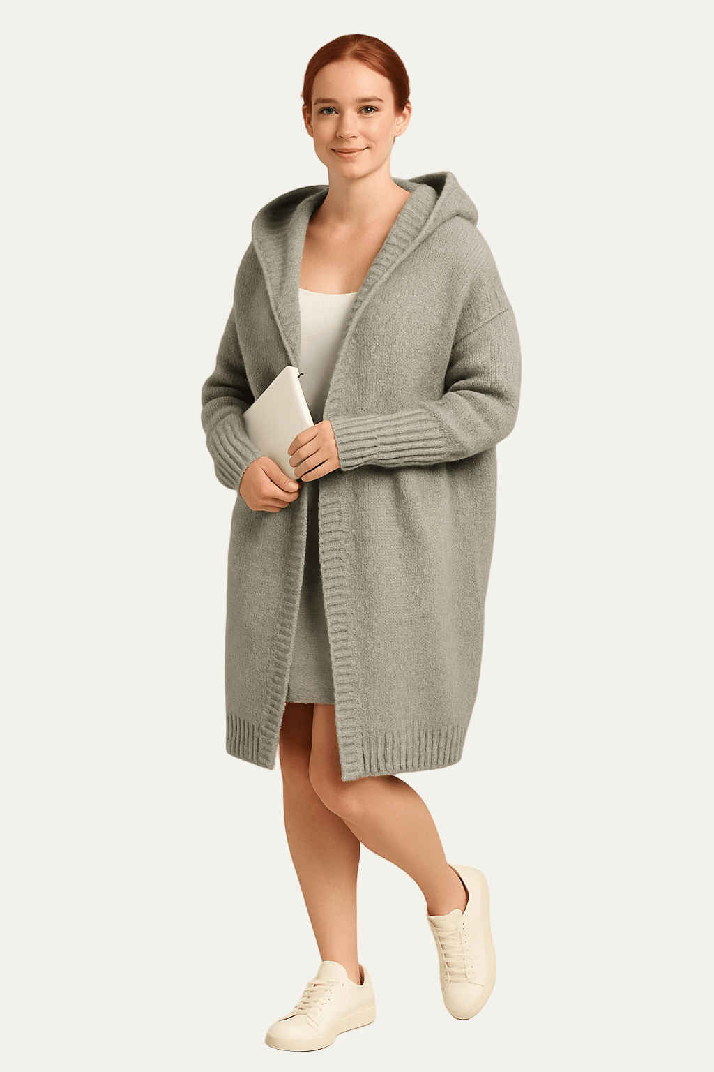 Women’s Hooded Knit Cardigan