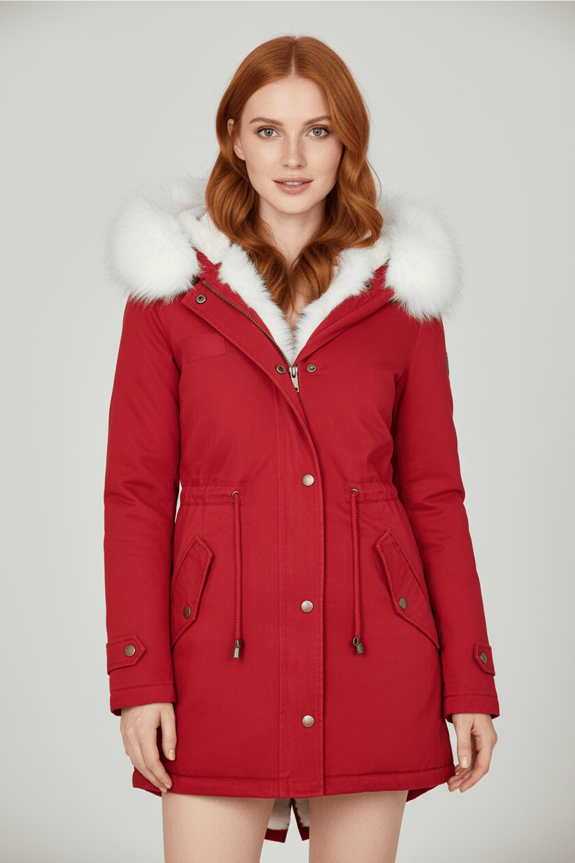 Women’s Fur Lined Hooded Winter Parka