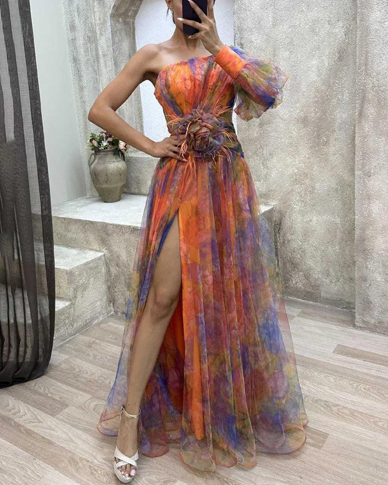 Chic Uneven Hemmed Dress