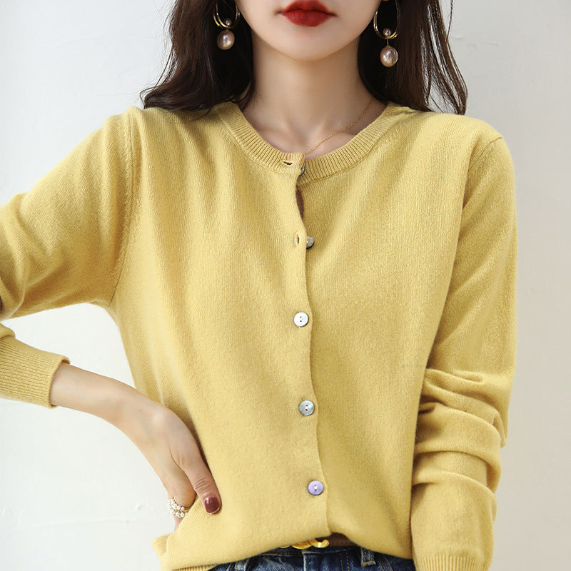 Audrey – Women's Basic Knit Cardigan