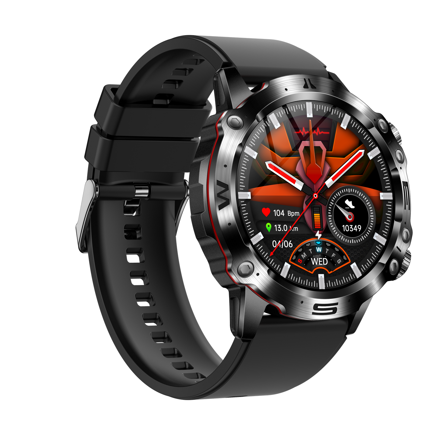 Fitness Tracker Watch with ECG and Health Monitoring