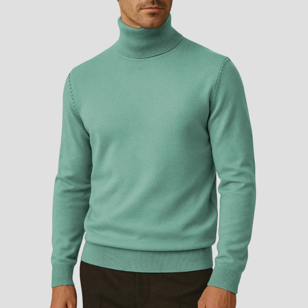 Women’s Elegant Fitted Turtleneck Sweater