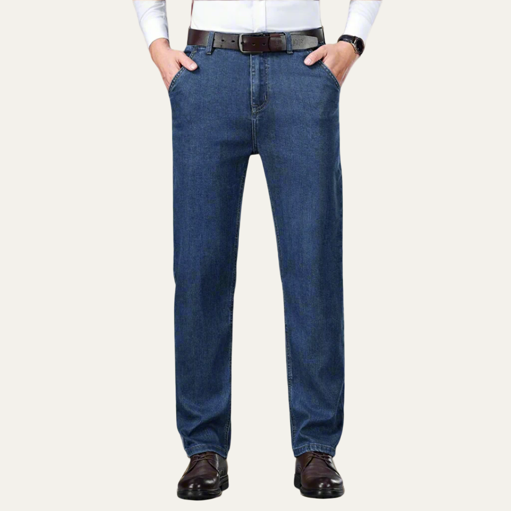 Men’s Relaxed Textured Casual Trousers