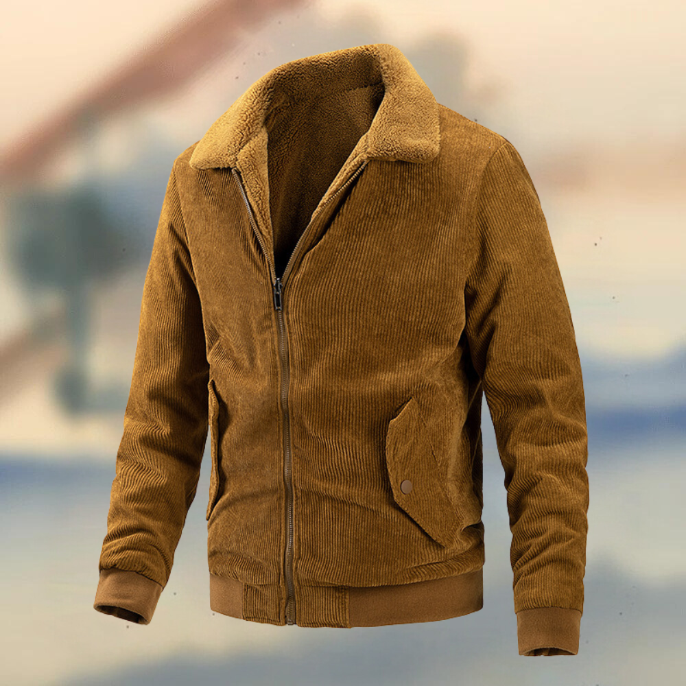 Men's corduroy jacket: elegant and supremely comfortable