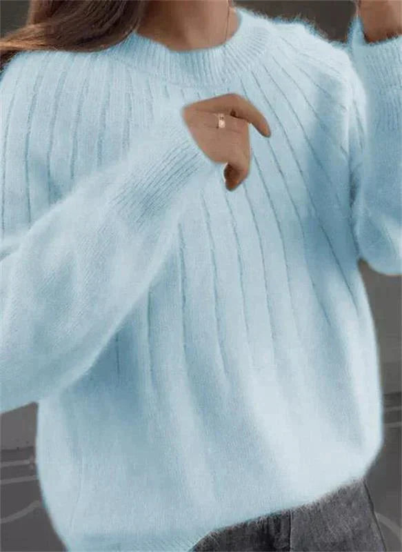 Catalina – Timeless Ribbed Knit Sweater for Women