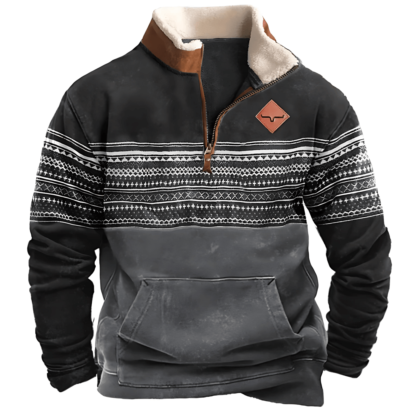 Men’s Fleece Lined Quarter Zip Pullover