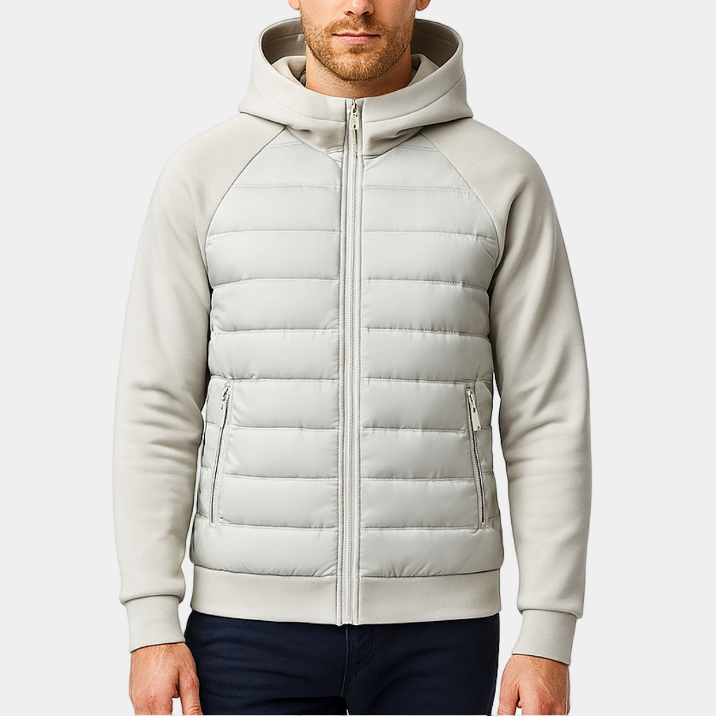 Men's Insulated Water Resistant Hooded Jacket