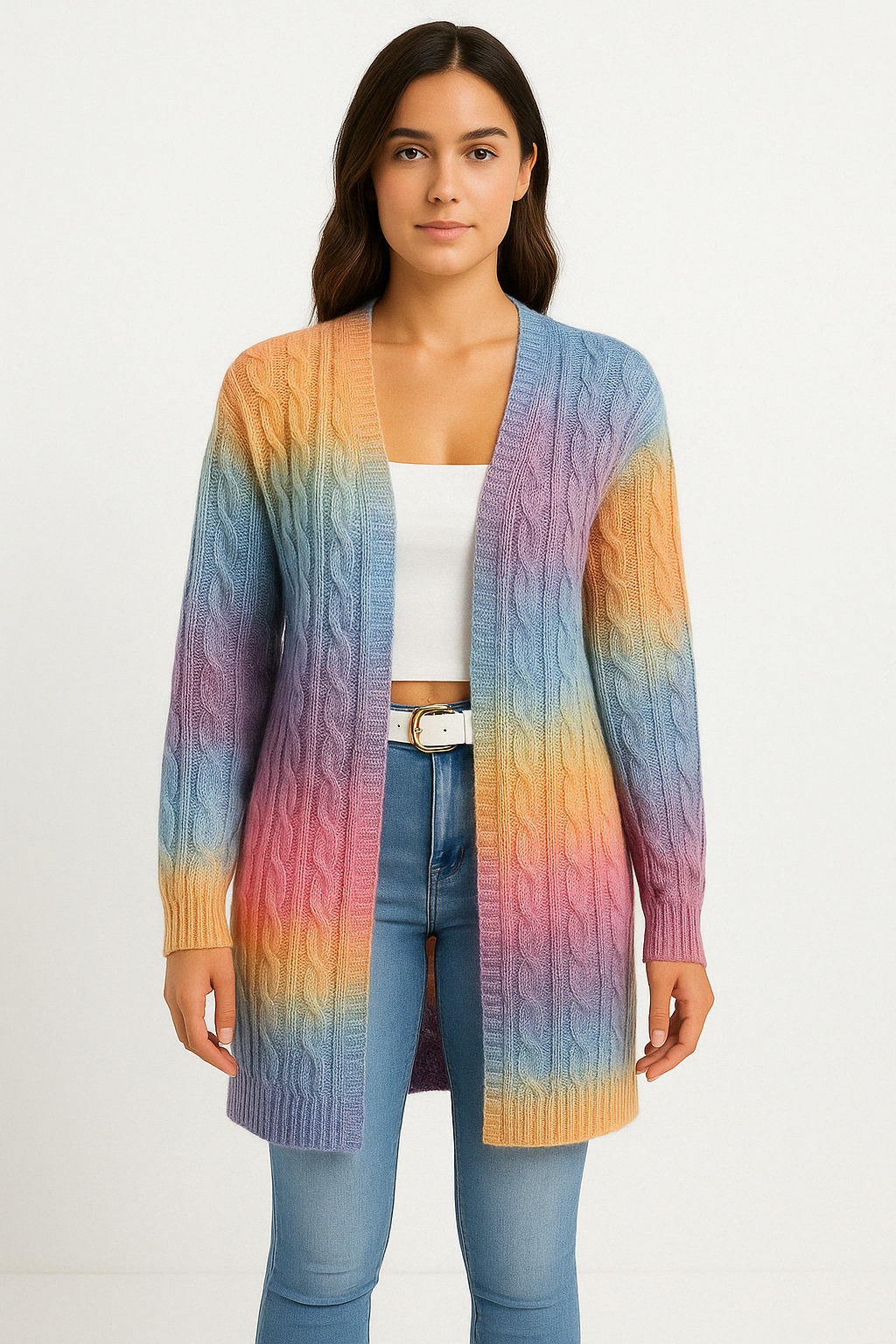 Stylish Women's Oversized Cardigan Sweater