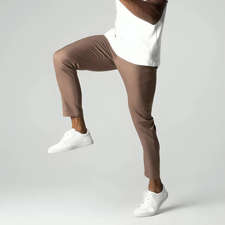 Chino Trouser - Roomy Hip Tapered Leg & Flexible Shape Fit