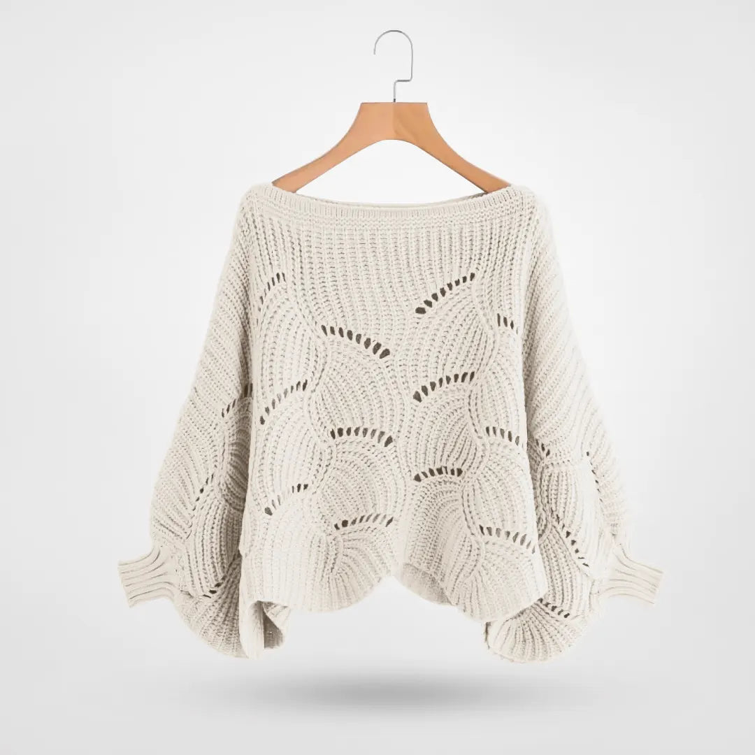 Christine – Women Crochet Oversized Sweater