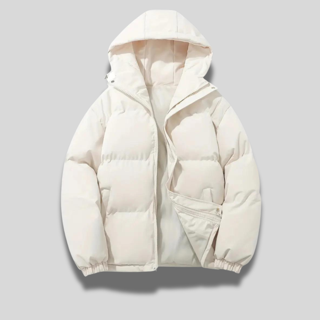 Coat - Insulating Blend Hood And Wind Shielding Cut Fit