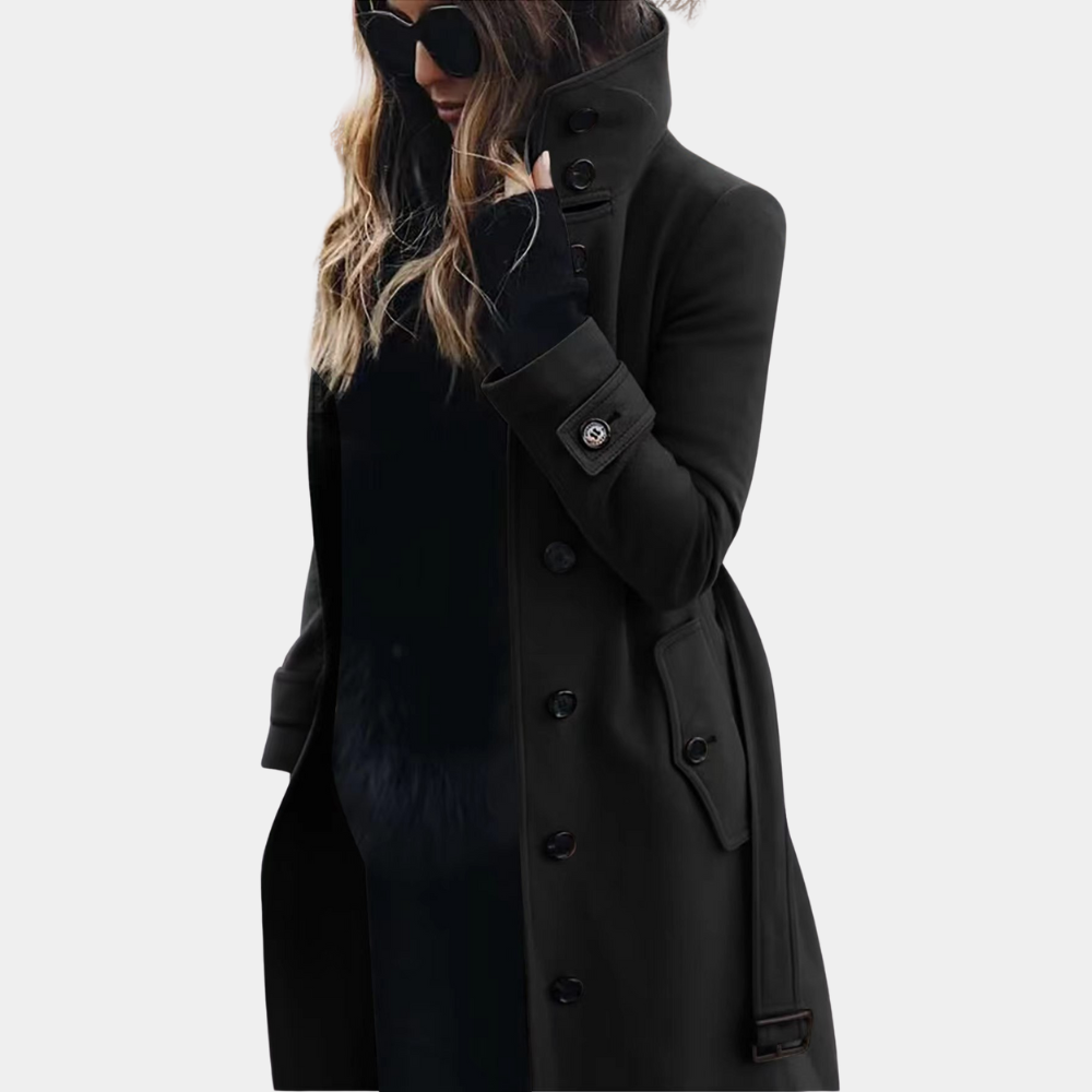 Colin | Classic Women's Trench-Style Winter Coat with Modern Design