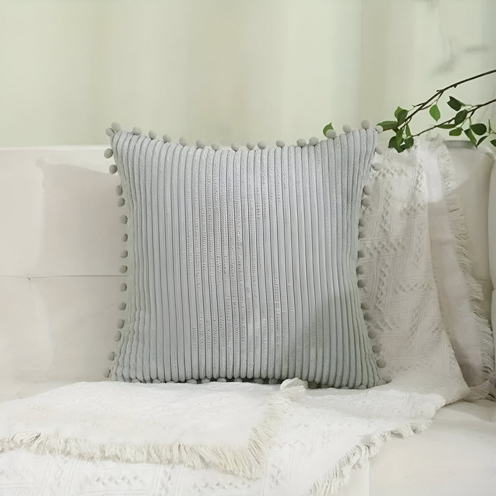 Colorful Tassel Throw Pillow Covers for Living Room