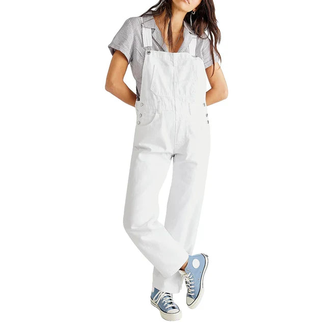Casual Women's Blue Jeans Jumpsuit