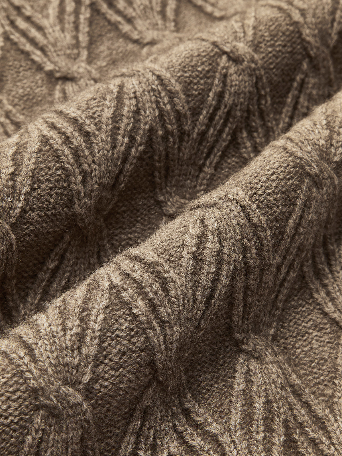 Cali | Diamond Stitch Knitting Longline Cardigan