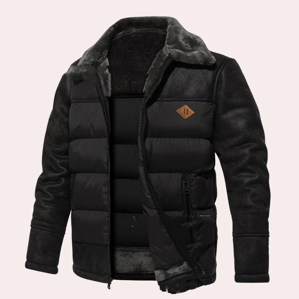 Dirk | Men’s Padded Jacket with Quilted Design for Extra Warmth