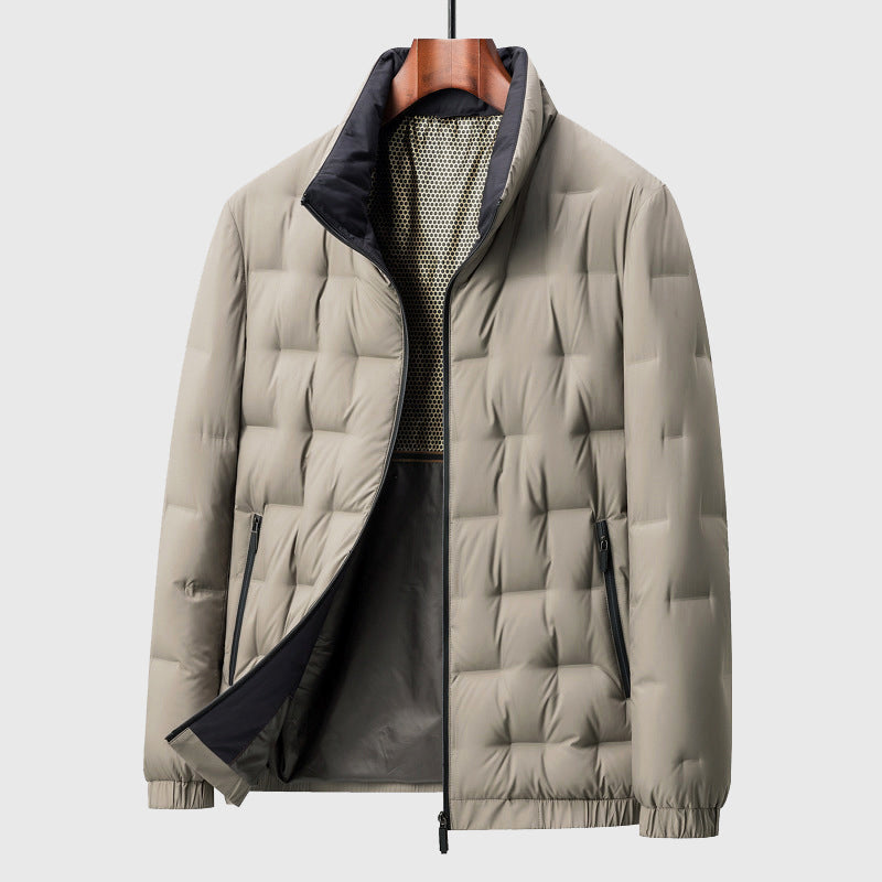 Men’s Lightweight Square Quilt Puffer Jacket