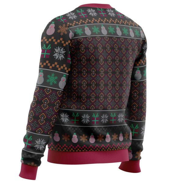 Elegant sweater for festive winter evenings