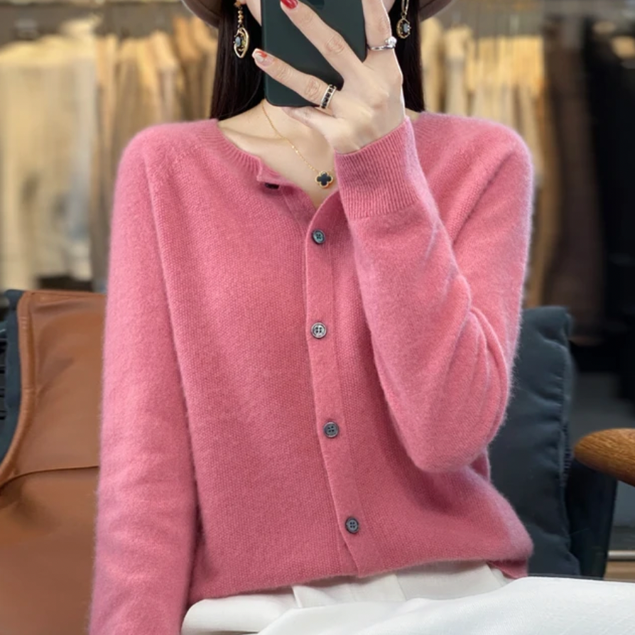 Women’s Classic Wool Knit Cardigan