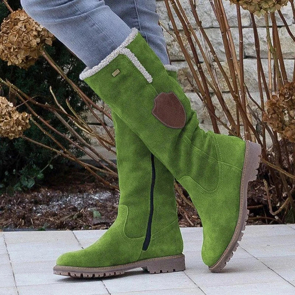 Women's Ivette Suede Boots in a Vintage Style
