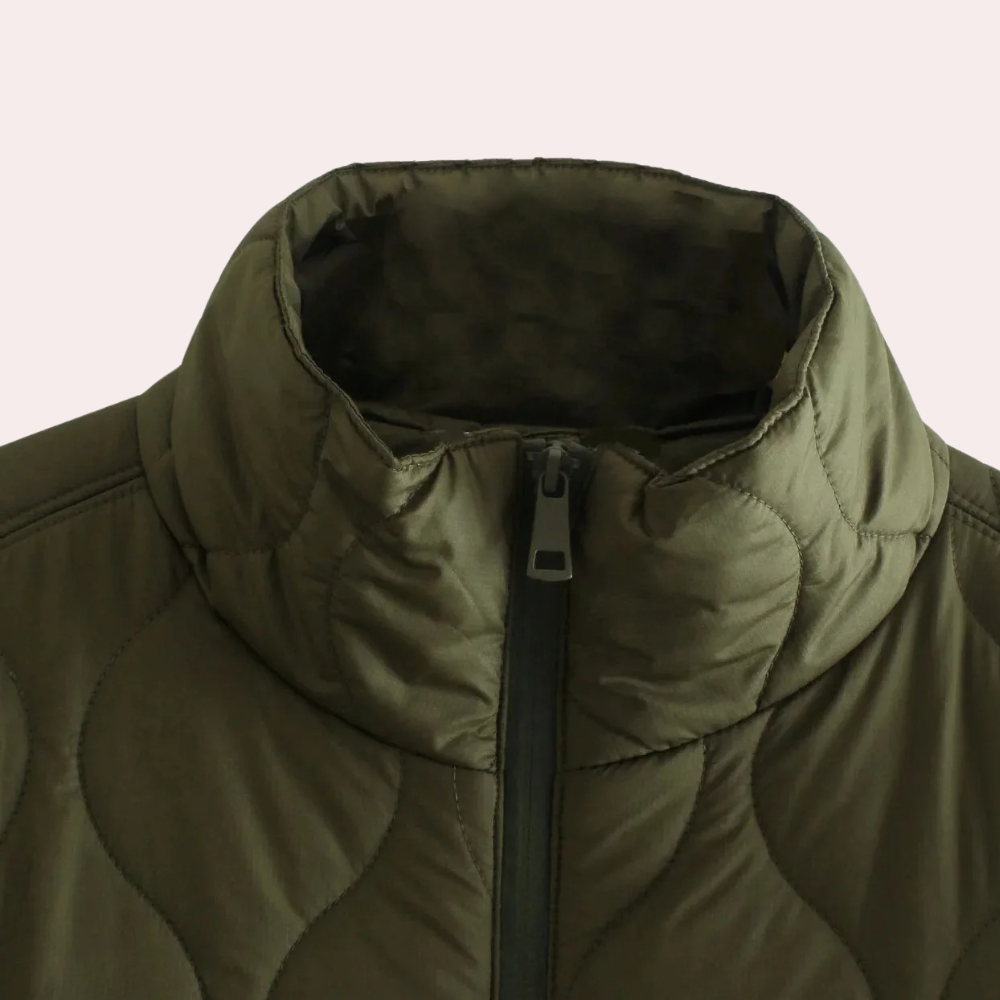 Esma | Women's Stylish Short-Sleeve Quilted Winter Coat