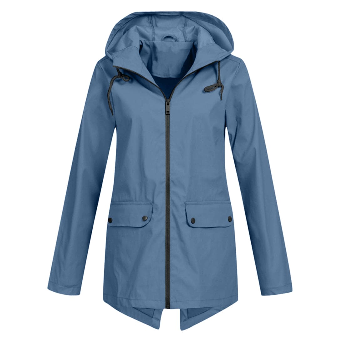 Ladies' Fleece Hooded Coat Jacket