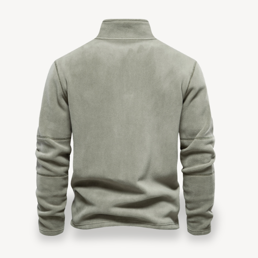 Men’s Cozy Fleece Quarter-Zip Sweater