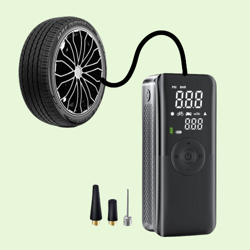 Portable Air Compressor Tire Pump for Cars and SUVs - BritishElegance