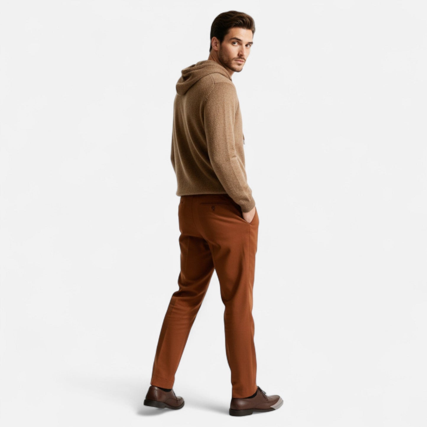 Men’s 100% Wool Hoodie