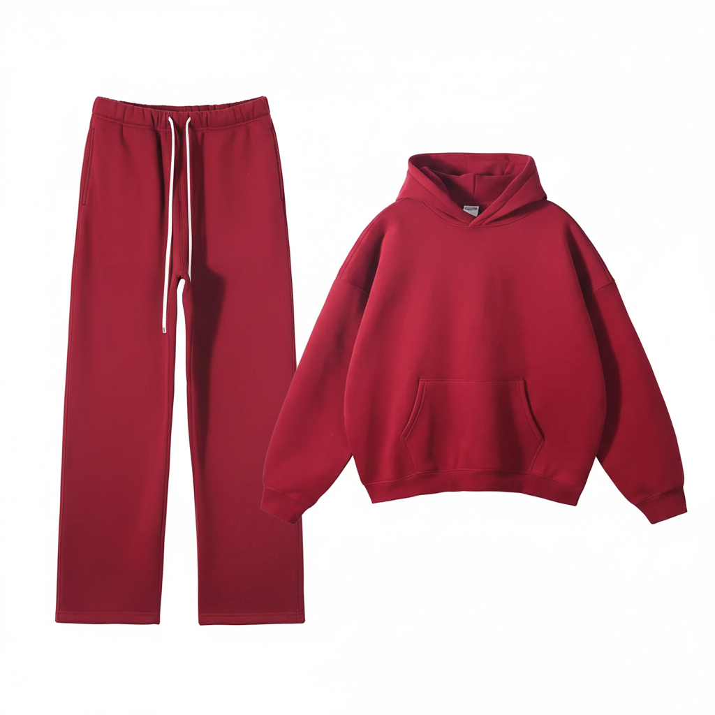 Soft Men's Fleece Hoodie & Loose Fit Sweatpants