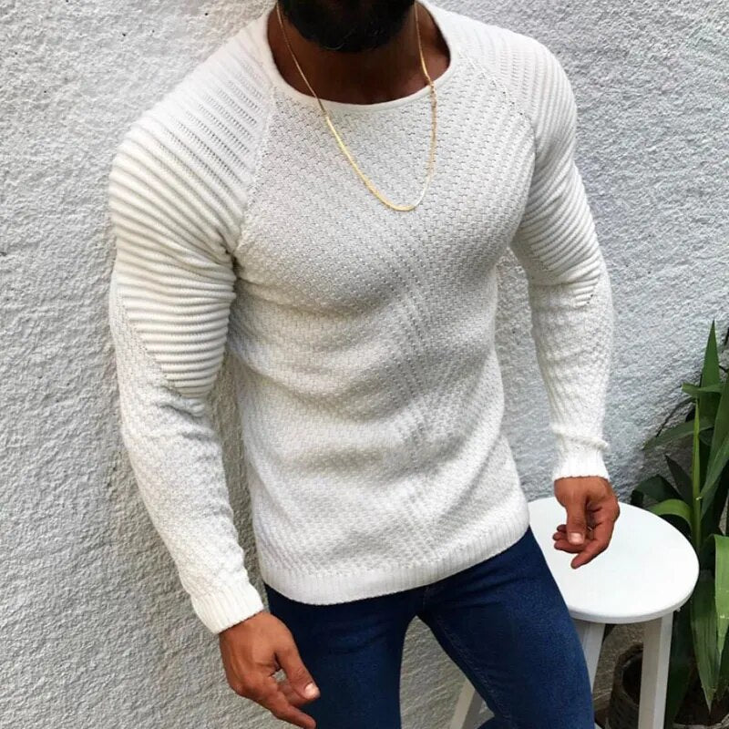 Warm Mens Knitted Winter Sweater