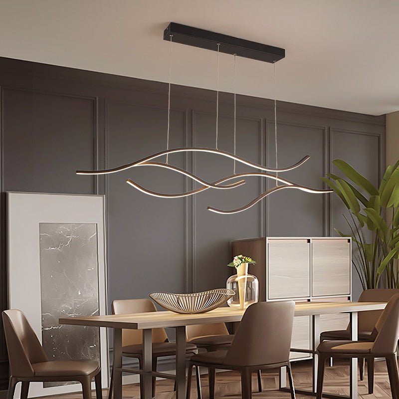 Modern Geometric Crystal LED Chandelier Light