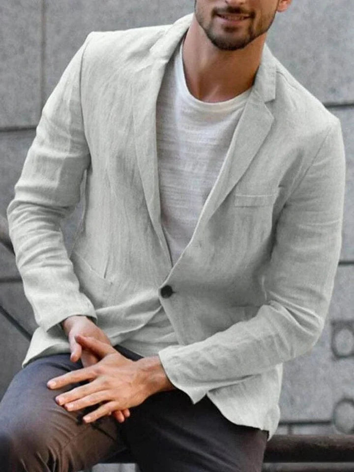 Stylish linen jacket for the modern man