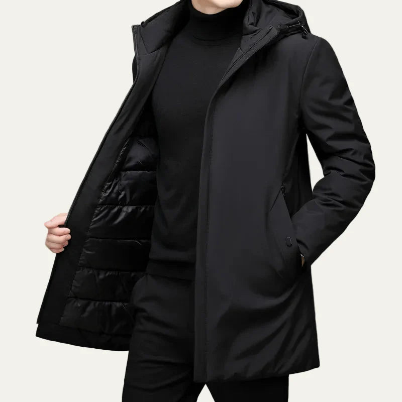 Men’s Water Resistant Hooded Parka