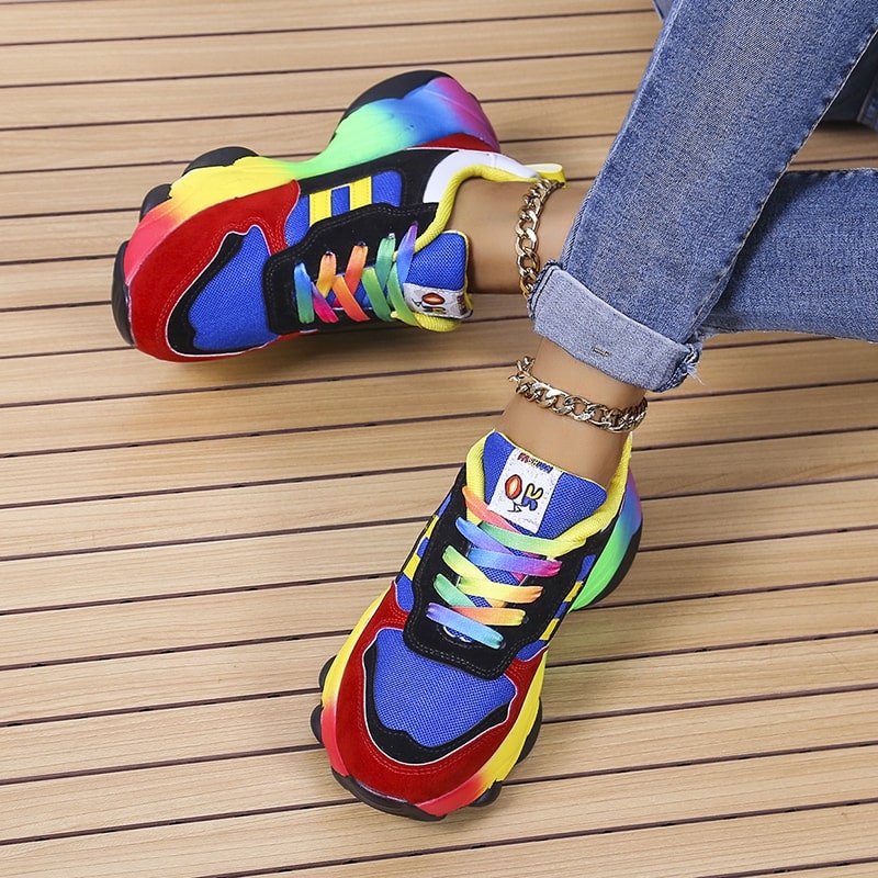 Women's Breathable Colourful Running Shoes