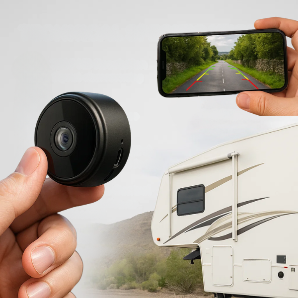 Clear Wireless Rear View Camera for RVs and Trucks - BritishElegance
