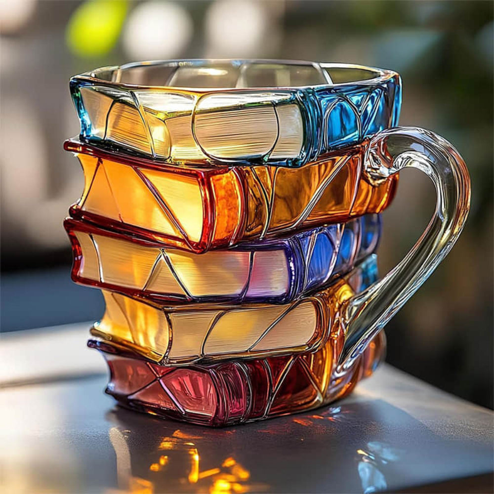 Unique Literary Coffee Mug Bookworm Present - BritishElegance