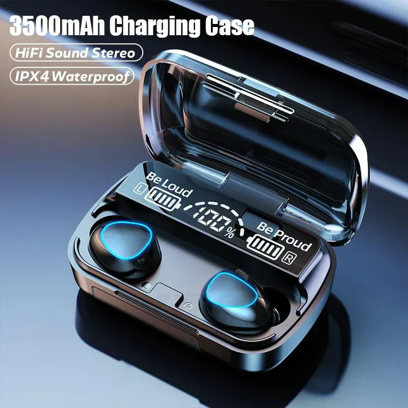 Wireless Bluetooth Earbuds with Long Lasting Waterproof Case - BritishElegance
