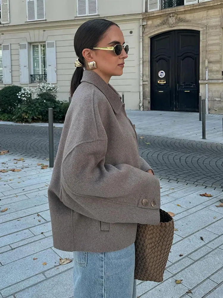Maya | Oversized Women's Wool Blend Coat